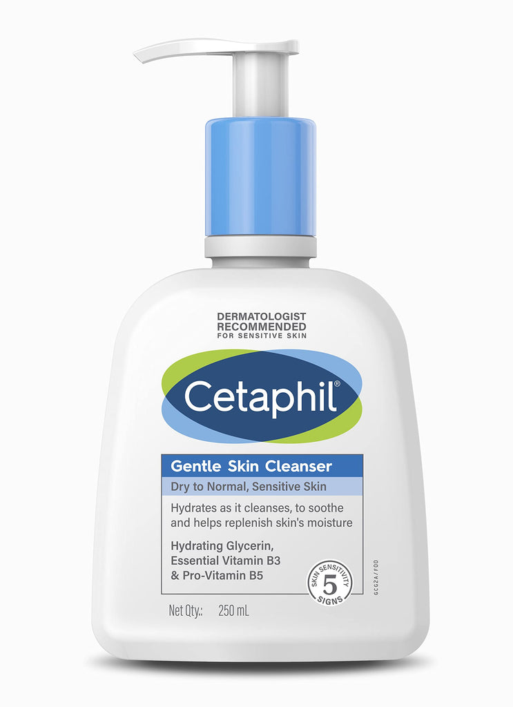 Cetaphil Gentle Cleansing Lotion 250ml is suitable for all skin types and all ages. Its mild non-irritating formula softens as it cleanses, and is brilliant for removing eye make-up.
