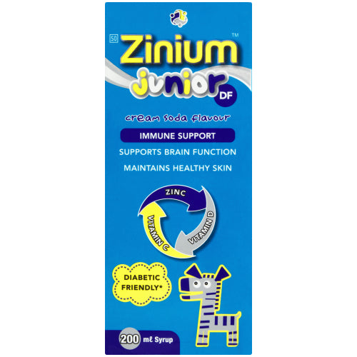 Zinium Junior Syrup Diabetic Sugar Free 200ml contains active ingredients that support immune function and boost concentration. Its sugar-free formula makes it suitable for diabetic children.