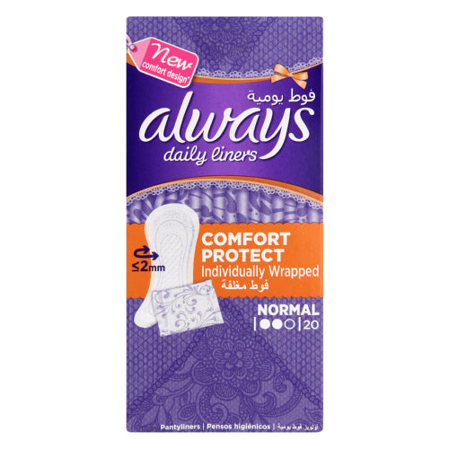 perfect for daily use. These discreet pantyliners provide protection and freshness when you need it.