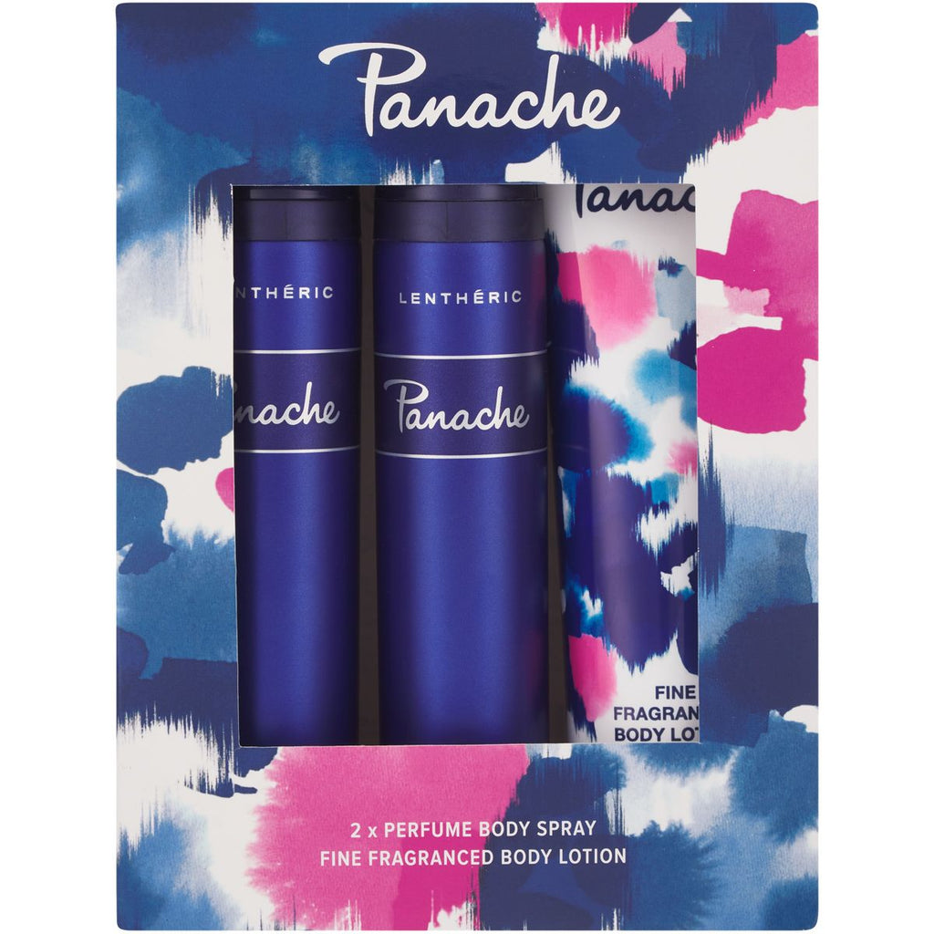 Lentheric Panache includes 2 X 90ml Body Spray + 15ml Body Lotion