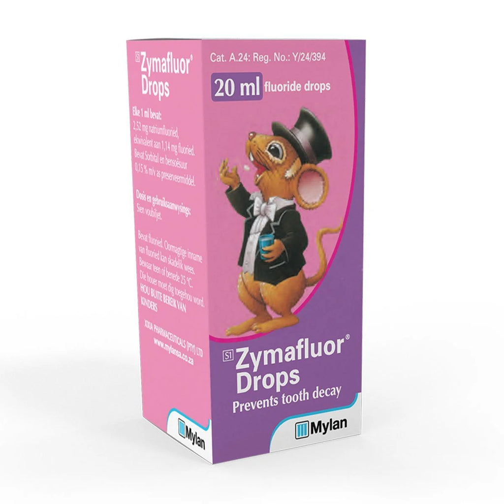 Zymaflour Drops 20ml as a protective formulation that targets the outer enamel layers of growing teeth to help prevent tooth decay in your little one.