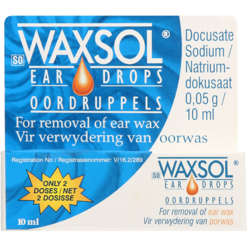 Waxsol ear drops help to unblock ears that have been blocked up by earwax. If you’re suffering from blocked ears and are struggling to hear as well as you should, Waxsol can help to clear waxy build up over just 2 nights. Ideal for those looking for a quick solution to earwax build up.  Before using Waxsol, put the included dropper into the bottle of ear drops and fill it up. Tilt your head to the side, keeping the ear you wish to treat facing upwards.
