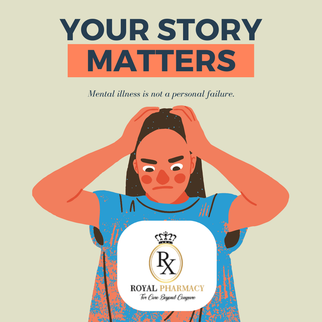 Join us at Royal Pharmacy in raising awareness for Mental Illness Awareness Month