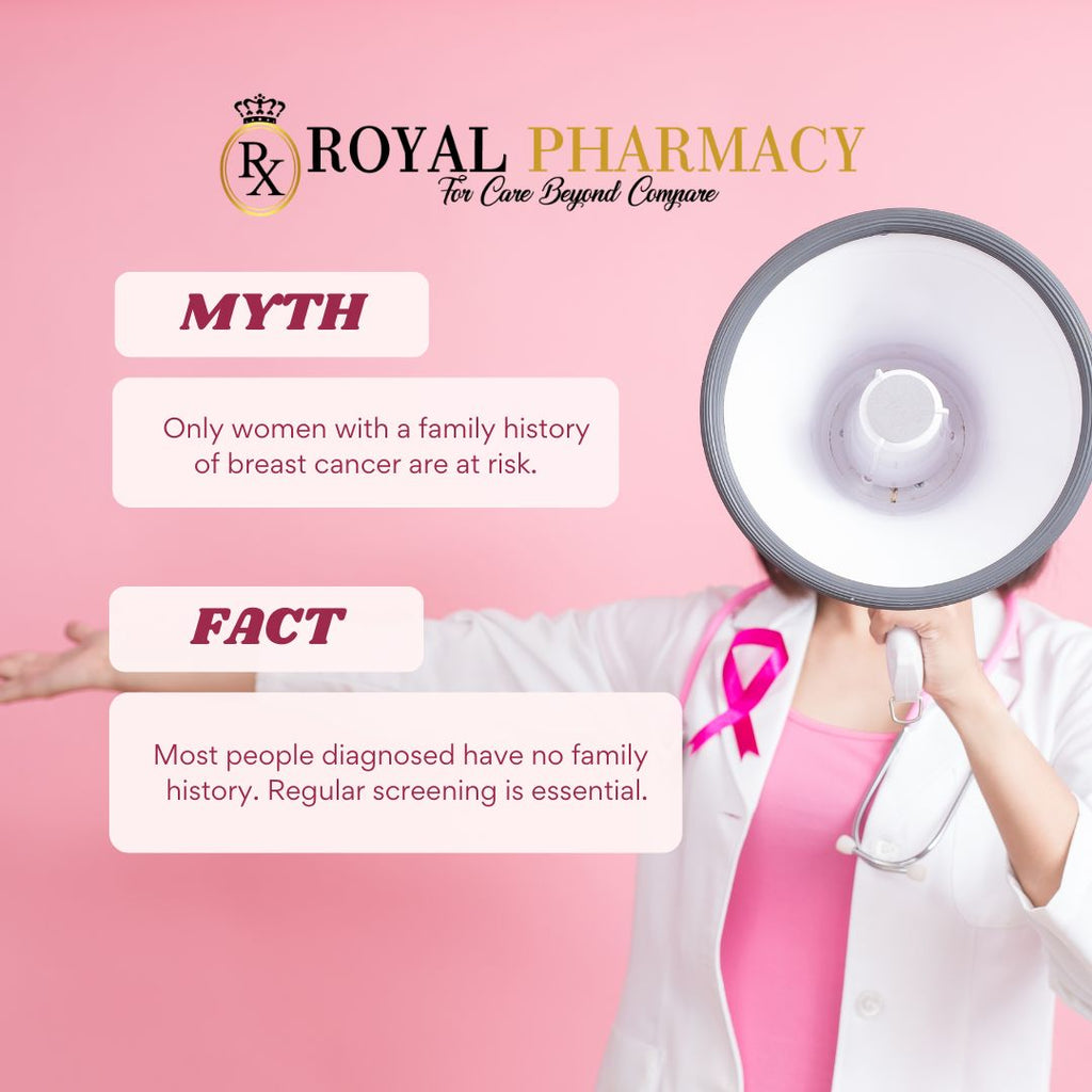 🎀 Breast Cancer Myths vs Facts: Know the Difference 🎀