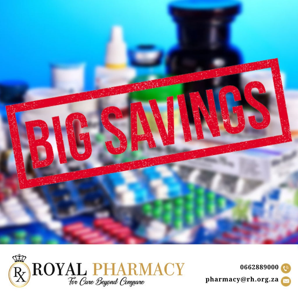 At Royal Pharmacy Pietermaritzburg, we want you to save more