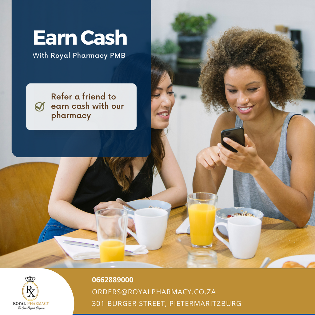 Earn cash with Royal Pharmacy PMB