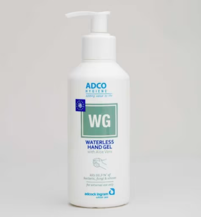 Adco Waterless Hand Gel Aloe Vera 250ml