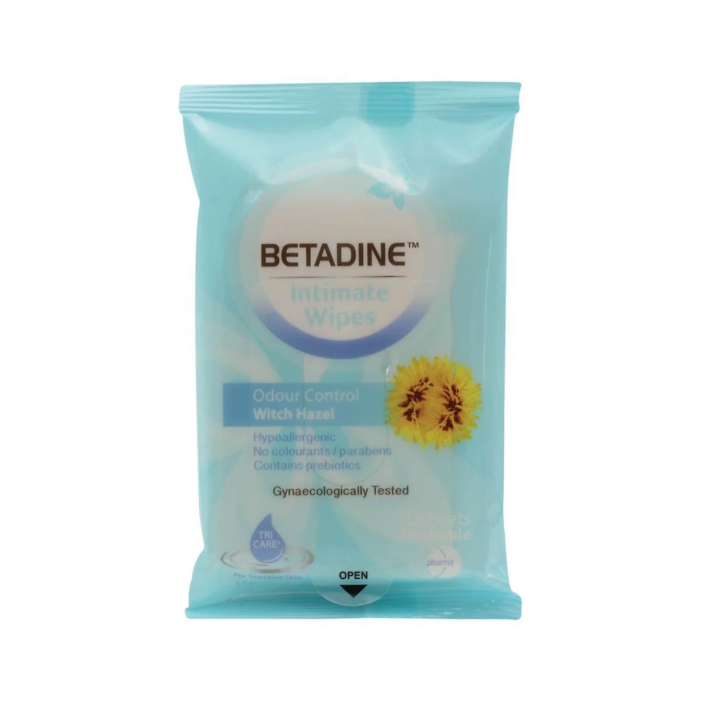 BETADINE Intimate Wipes Blue are designed for women as part of their daily intimate hygiene routine anytime and anywhere. Provides protection and soothes irritating discomfort while gently cleansing your intimate area.