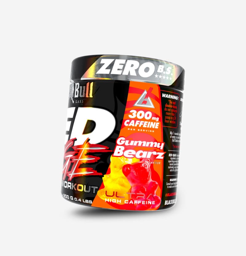 Red Rage Pre-Workout - Gummy Bears 200g