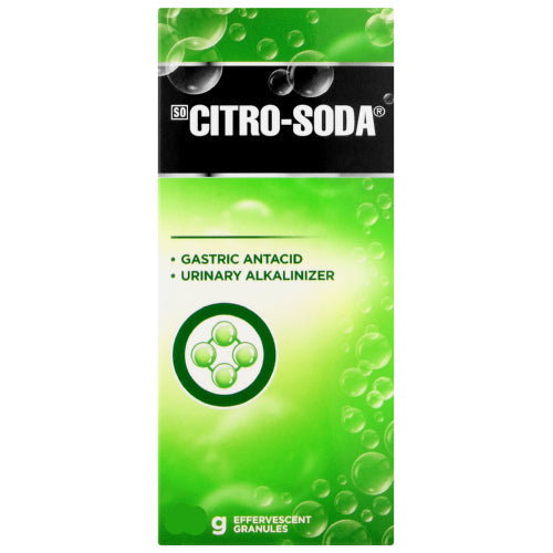 Citro‑Soda Effervescent Granules 120g a fast-acting effervescent solution expertly formulated to tackle acid-related discomfort and urinary alkalinisation. Designed for those struggling with persistent heartburn, indigestion or urinary discomfort, this granule-based antacid and alkaline agent offers quick relief by neutralising excess gastric acid and shifting urinary pH to a more comfortable level. With one simple measure in water, you can restore balance, ease pain and get back to your day confident