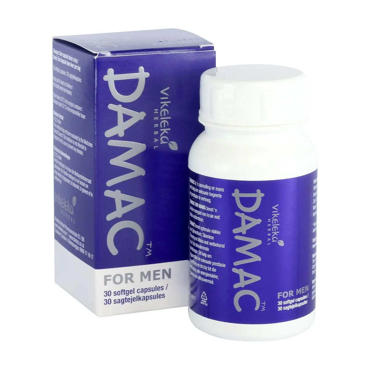 Vikeleka DAMAC For Men Softgel Capsules, 30's – Royal Pharmacy