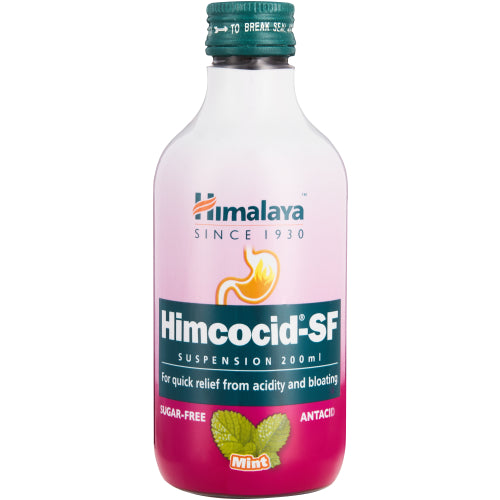 Himalaya Himcocid Herbal Healthcare Suspension 200ml is an ayurvedic suspension that treats the symptoms of gastric discomfort that presents as heartburn, dyspepsia, flatulence or hyperacidity.