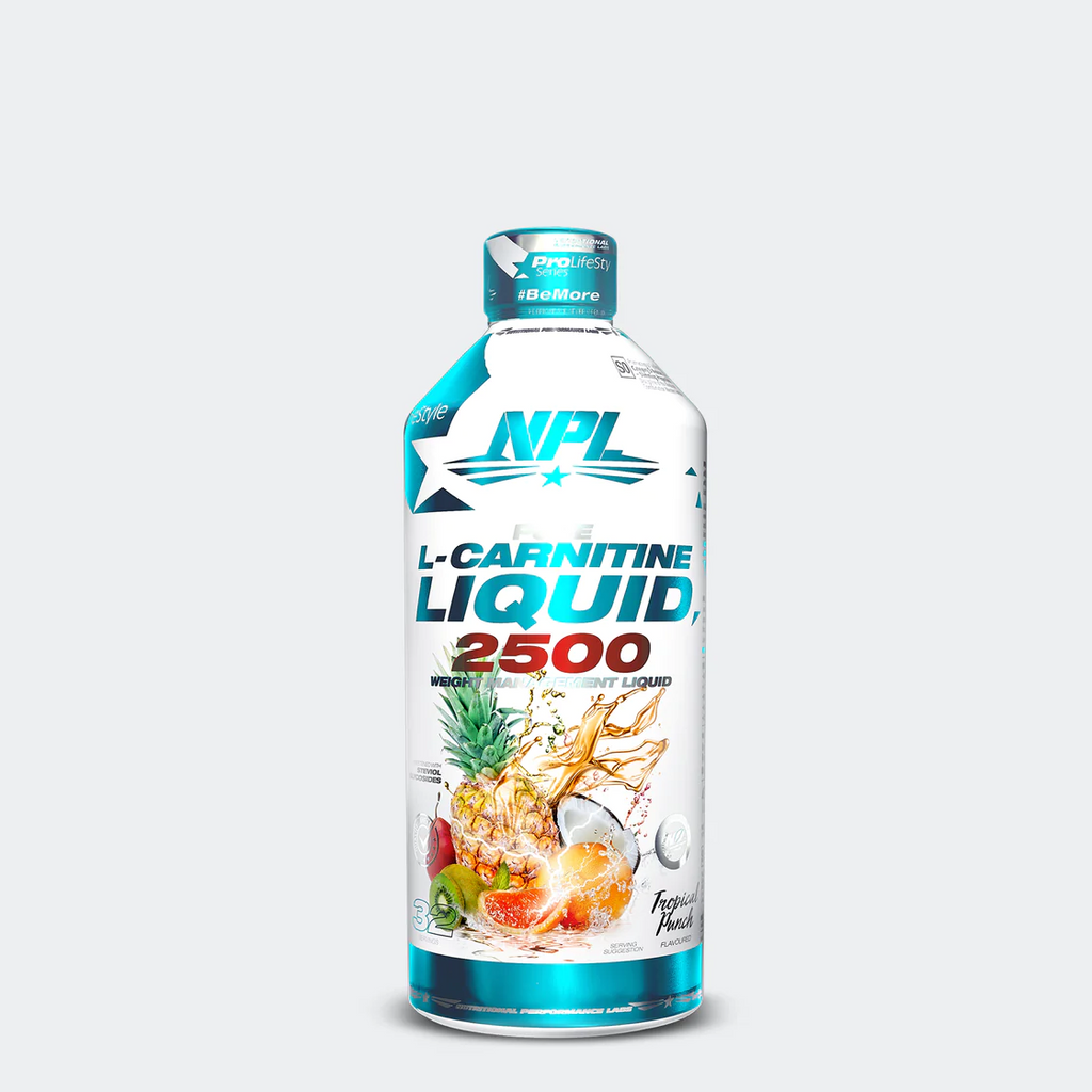 NPL's L-Carnitine Tropical Punch 2500 is one of the most powerful fat burning agents, it aids in the transport of fatty acids into the mitochondria, thereby encouraging your body to utilize fat as energy. As well as a fat burning enhancer, it increases one's recovery rate after exercise, decreases exercised induced muscle damage and decreases muscle soreness.