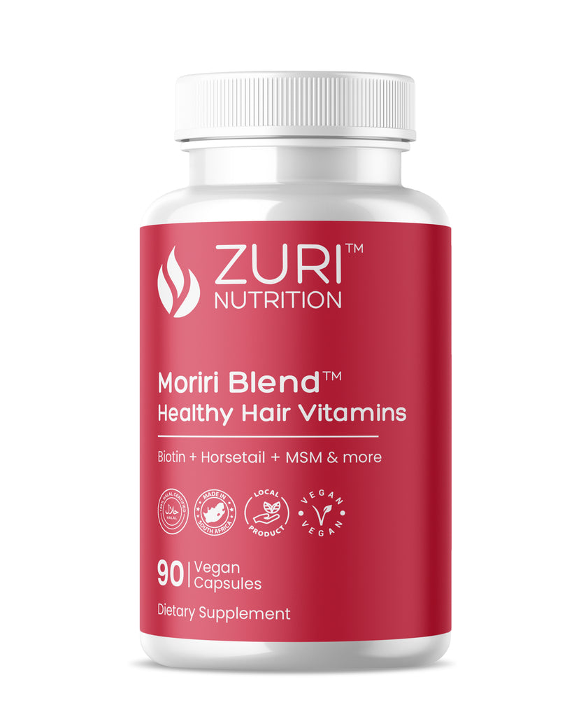 Moriri Blend™ is a Nutritionist-formulated, healthy hair growth and retention dietary supplement formulated to aid in promoting healthier, stronger and longer hair.