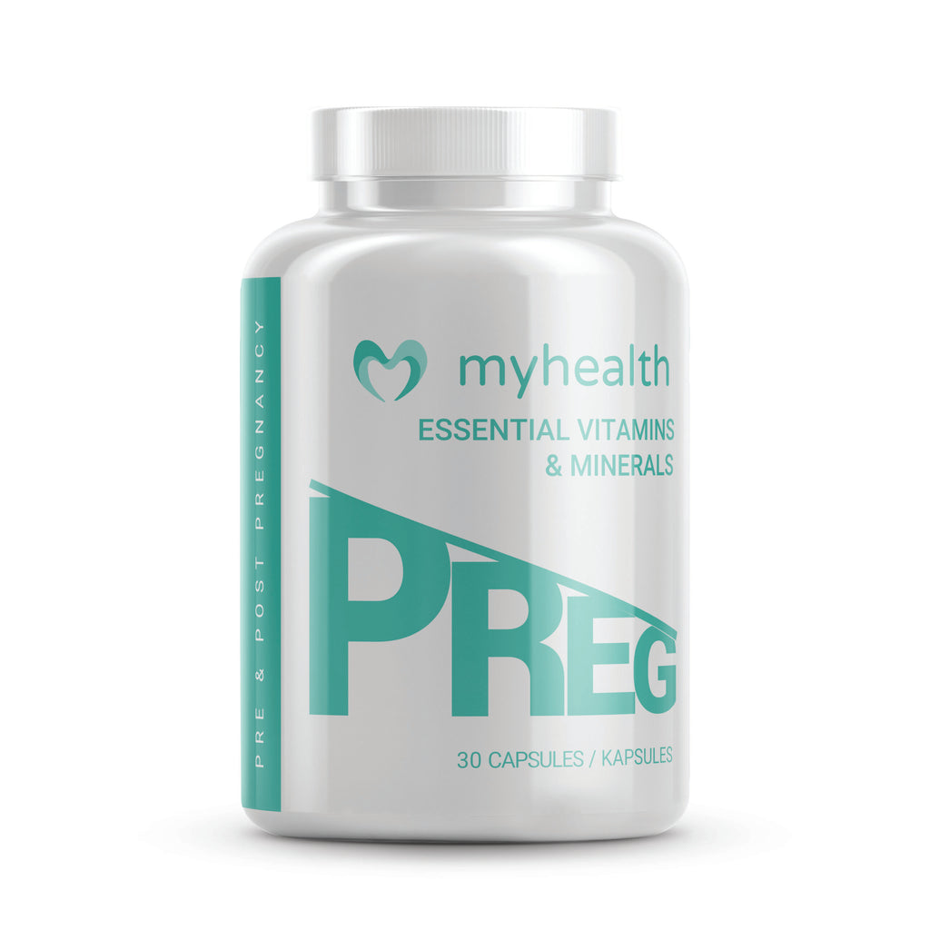 My Health Pregnancy Vitamins 30’S Comprehensive Pregnancy Vitamin & Mineral Supplement Complex Comprehensive multivitamin specially formulated to meet the increased demand for micronutrients during and after pregnancy.
