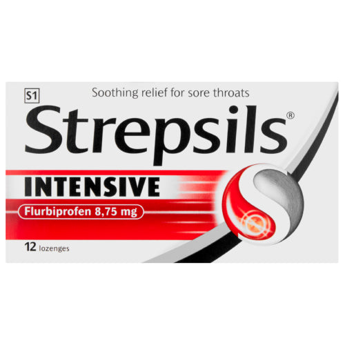 Strepsils Intensive Lozenges 12 Lozenges helps fight the bacterial infections that can cause sore throats. Appropriate antibiotics should be prescribed