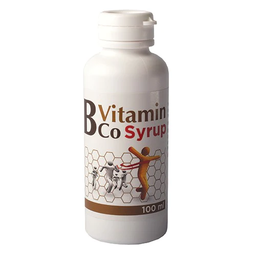 Vitamin B-Co Syrup 100ml B. CO is a multivitamin supplement for children that contributes to normal growth, development and tissue formation. B. CO is a factor in the maintenance of good health.
