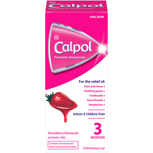 Calpol Paediatric Suspension 120mg/5ml 100ml – Royal Pharmacy