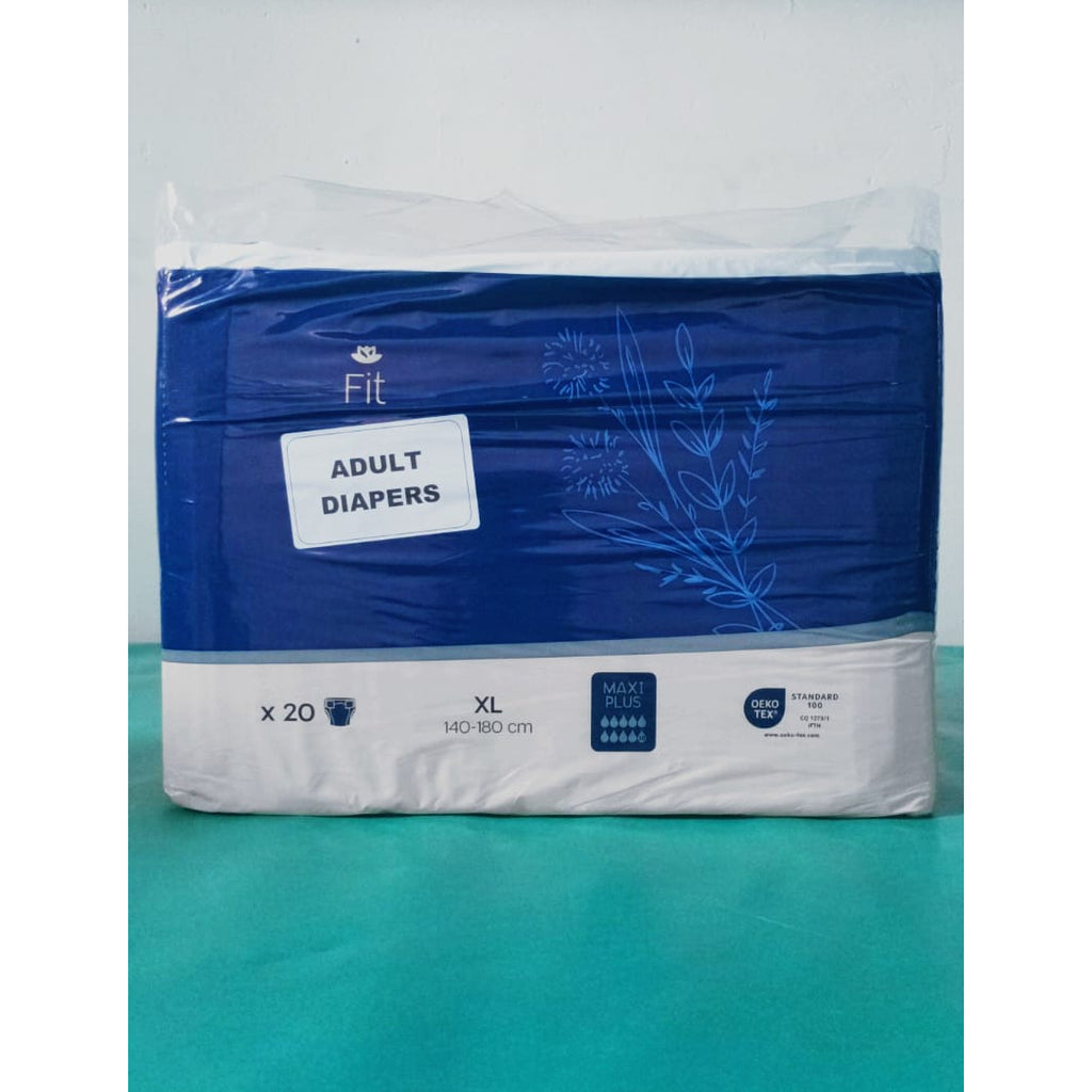 Fit Adult Diapers boast a high-absorbency fibre that absorbs liquid instantly, keeping the skin dry at all times.&nbsp;