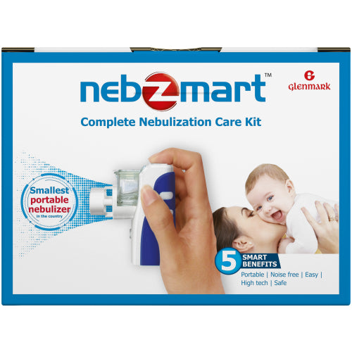 Nebzmart Portable Nebulizer is an easy to use medical device designed for the inhalation of medical products for various respiratory diseases. An all in one portable nebulizer with active vibrating mesh suitable for both adults and children.
