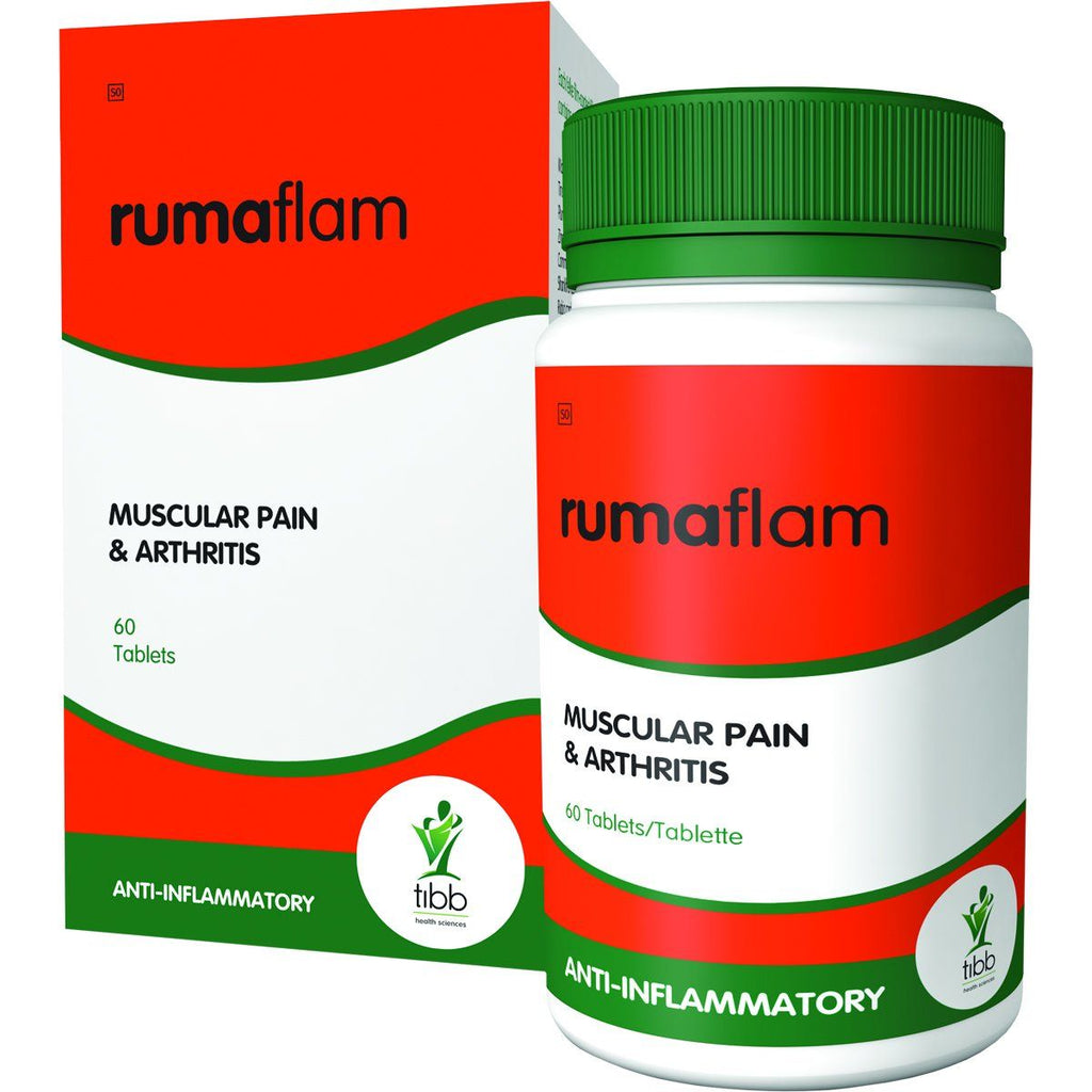 rumaflam 60s our herbal anti-inflammatory and pain-relieving formula, designed to reduce discomfort and promote overall wellness. Our product contains a unique blend of natural ingredients, including Shankh bhasma, renowned for its high calcium, phosphorous, and magnesium content, essential for maintaining healthy joints. Experience the power of nature in a convenient and effective form. Try it today and feel the difference!