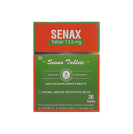 Senax Senna Tablets 13,5mg 20s Natural laxative for effective relief of constipation