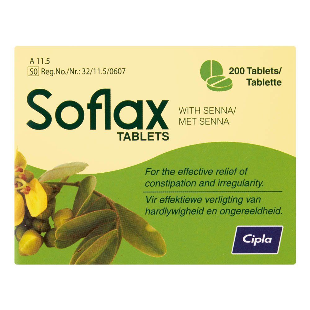 Soflax Sennoside 200 Tablets is specially formulated to help with the relief of occasional constipation and to soothe bowel irregularity.