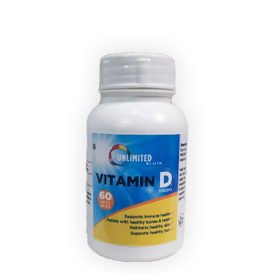 Unlimited Vitamin D Tablets 60's The Vitamin D tablets are a great way to supplement your diet with an important vitamin for healthy skin, bones, and teeth.