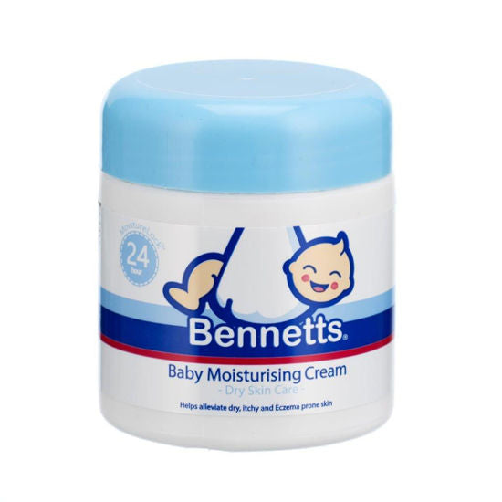 bennetts baby moisturising cream 150ml Is an effective moisturiser  daily use fragrance-free cream gently moisturises baby’s skin alternative to soap to gently bath your baby.