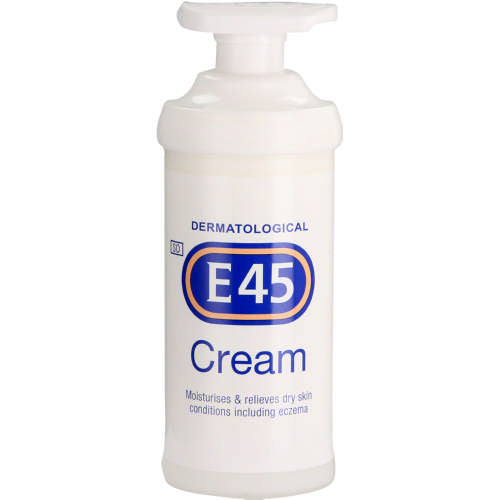 E45 Cream Pump 500g Relieves dry skin conditions such as eczema.