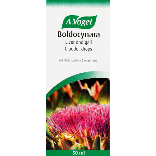 A. Vogel Boldocynara Drops 50ml is a phytotherapeutic medicine that assists in promoting the function of the liver and the gallbladder.&nbsp;A herbal tonic to support the function of the liver and gallbladder. The ingredients promote liver function, production and flow of bile, support digestion, and has an antispasmodic action.