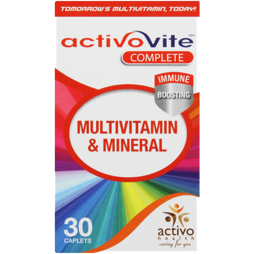 ActivoVite Complete Multivitamin & Mineral 30 Caplets – Royal Pharmacy