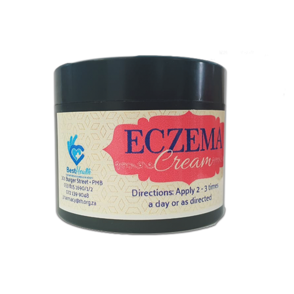 Best Health Eczema Cream used as a moisturizer to treat or prevent dry, rough, scaly, itchy skin and minor skin irritations