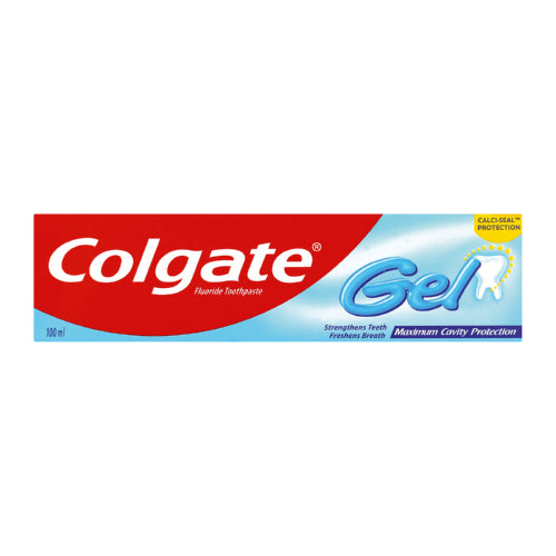 Colgate Toothpaste Gel Regular 100ml Great minty flavoured fluoride gel toothpaste that can clean, strengthen and whiten teeth.