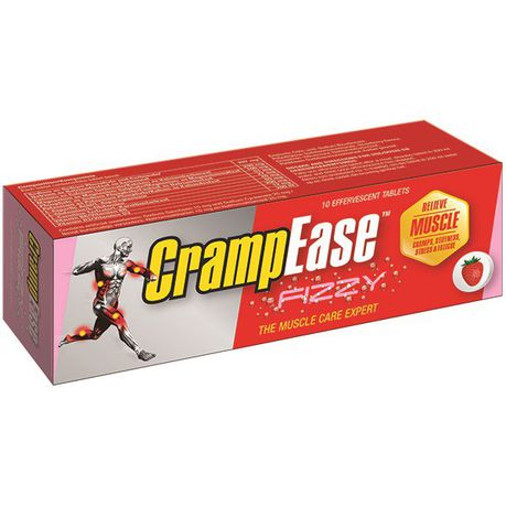 Crampeze fizzies 10s the muscle care expert that helps relieve cramps, stiffness, stress and fatigue.