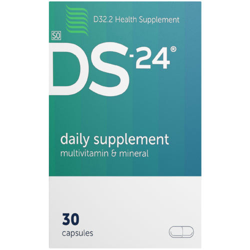 DS-24 Multivitamin and Mineral Daily Supplement 30’s contains 24 micronutrients to help strengthen the body's natural systems. Made without preservatives and flavourants.