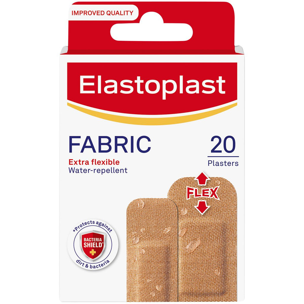 Elastoplast Fabric Strips 20`s made with a super flexible fabric and strong adhesive to withstand quite a bit of wear, even on joints. These strips are made from a breathable fabric top layer that allows air to circulate, which helps wounds to heal.