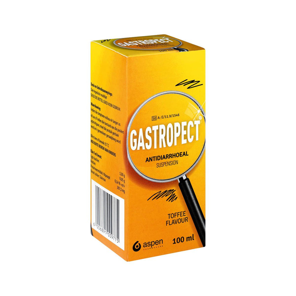 Gastropect Suspension 100ml is a trusted antidiarrhoeal solution designed to alleviate mild to moderate diarrhoea and restore digestive balance. Formulated with kaolin and pectin, it effectively addresses gastrointestinal discomfort, making it an essential addition to your medicine cabinet.