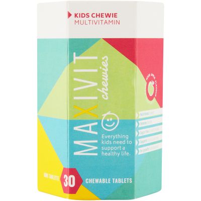 MaxiVit Chewies is a multivitamin scientifically formulated for children’s growing bodies and minds sugar-free and tooth-friendly