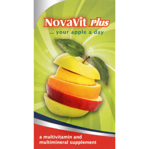 NOVAVIT PLUS TAB It is a comprehensive and balanced dietary vitamin and mineral supplement. These supplements are used to ensure that adequate amounts of nutrients are obtained on a daily basis