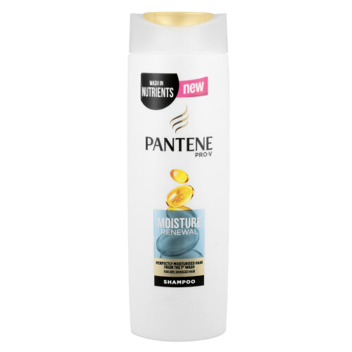 Revive dry, damaged hair with Pantene Pro-V Moisture Renewal Conditioner. Infused with Pro-V nutrients, this deeply hydrating formula penetrates each strand to restore moisture, smooth frizz, and enhance shine. Designed for dry, brittle, or chemically treated hair, it provides long-lasting hydration without weighing hair down. Get soft, silky, and stronger hair with every wash.