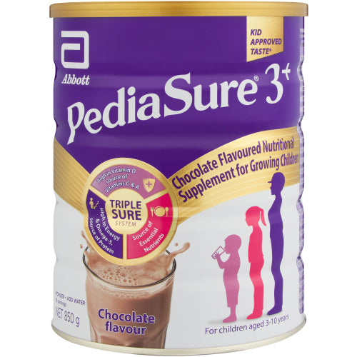 PediaSure Complete Balanced Nutrition Chocolate is a clinically proven nutritional supplement and drink for children aged 3 to 10 years support growth and development vanilla and chocolate