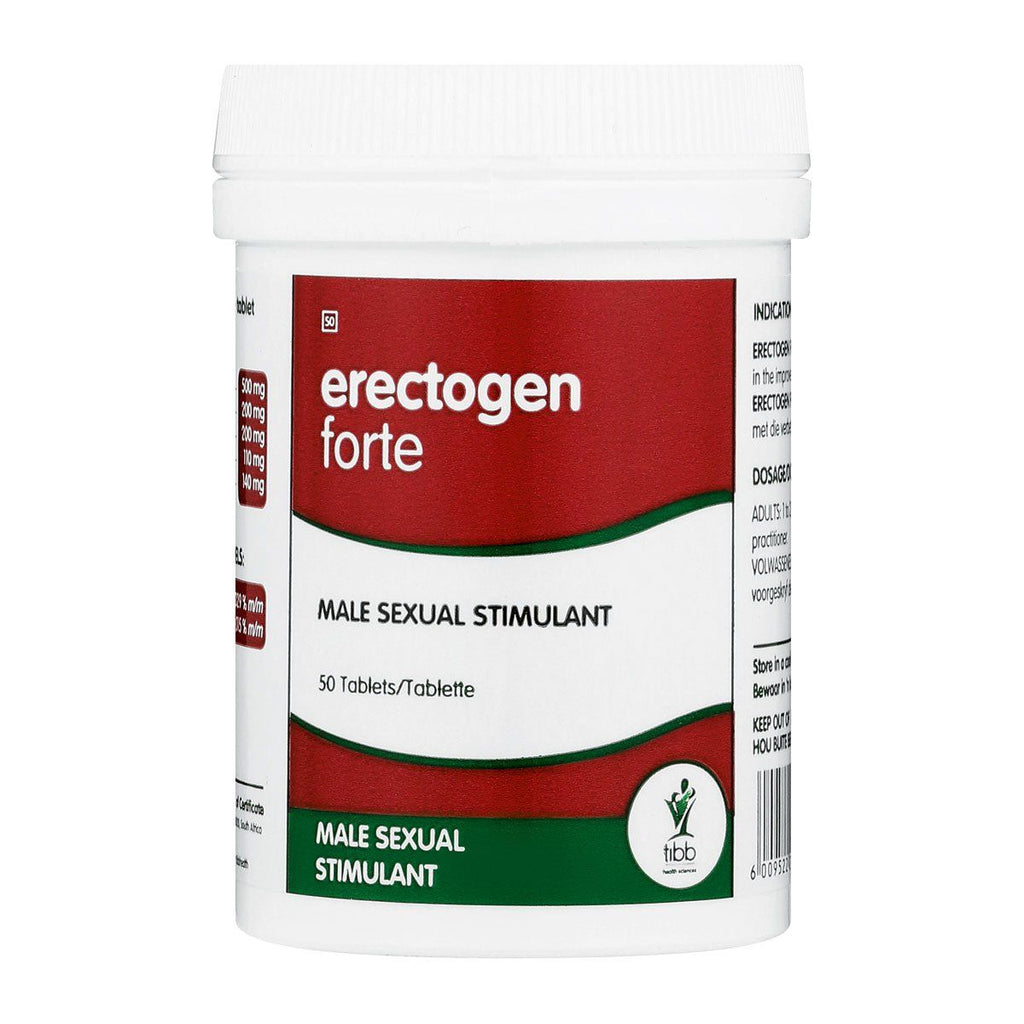 Tibb Erectogen forte 50s  Assists In The Management Of Male Sexual Insufficiency . It Also Has Anti-Stress And Adaptogenic Properties To Alleviate Anxiety Associated With Poor Sexual Performance.