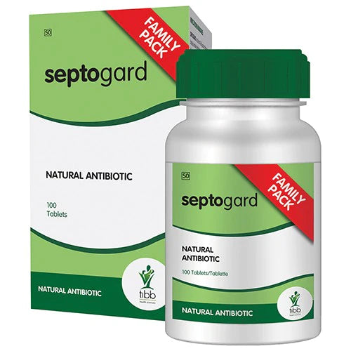 Tibb Septogard 100s helps to stimulate your body's own natural defence systems to promote healing and help it combat and prevent infections.