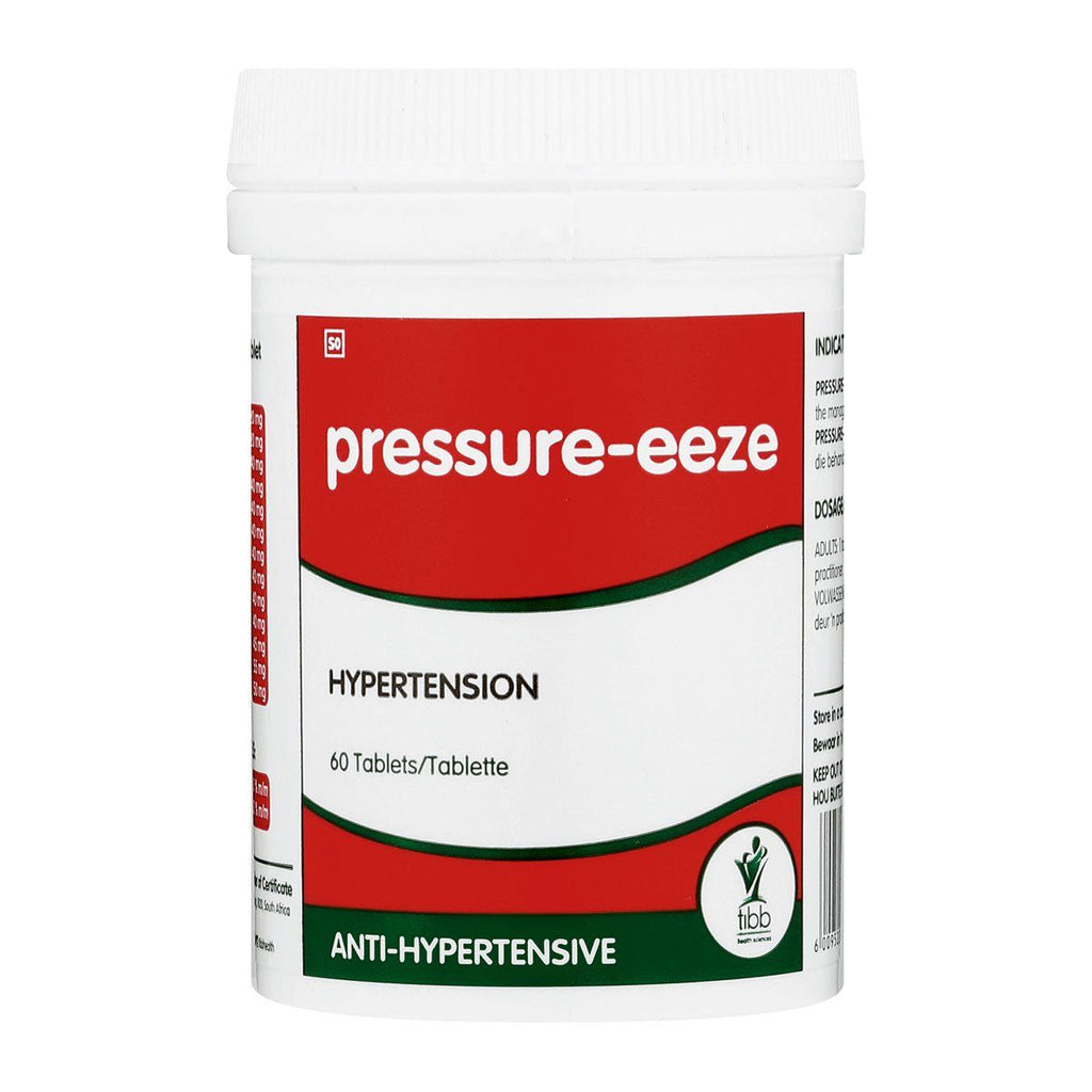 Tibb Pressure-Eeze Hypertension 60 tablets may assist in the management of mild to moderate hypertension.