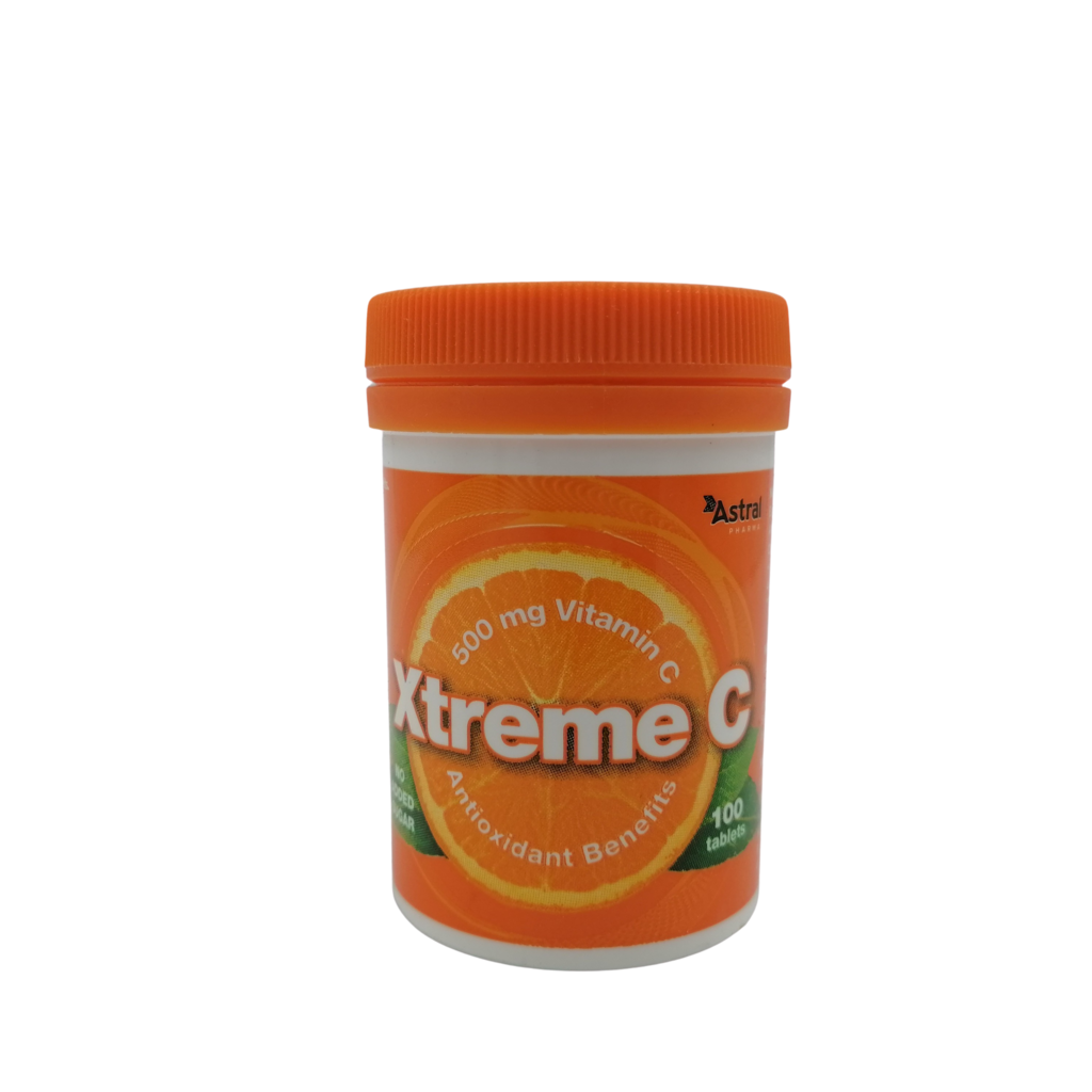 Xtreme C 500mg Vitamin C helps protect cells and boost the immune system, and can also help keep the body's ligaments, tendons, and collagen healthy.