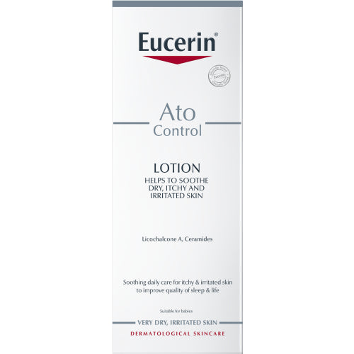 Eucerin Ato Control Lotion Deeply nourish and stabilise dry, irritated skin and restore its suppleness hydration and smoothness.