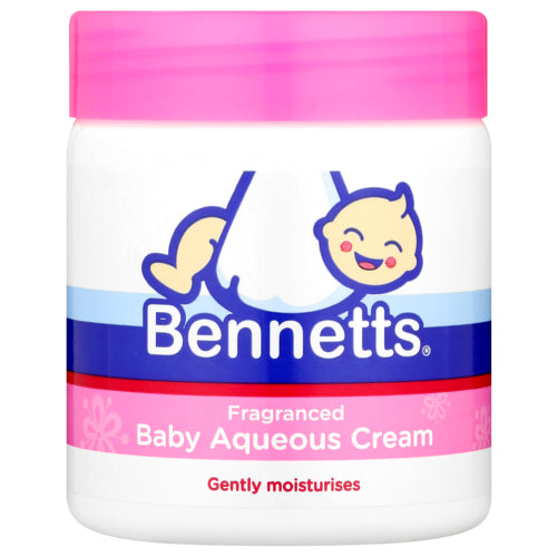 Bennetts Baby Aqueous Cream Fragranced 500ml is a gentle, dermatologically endorsed moisturizer designed to nourish and protect your baby’s delicate skin. Infused with a light, baby-friendly fragrance, this versatile cream serves both as a daily moisturizer and a mild soap alternative, ensuring your baby's skin remains soft, hydrated, and irritation-free.