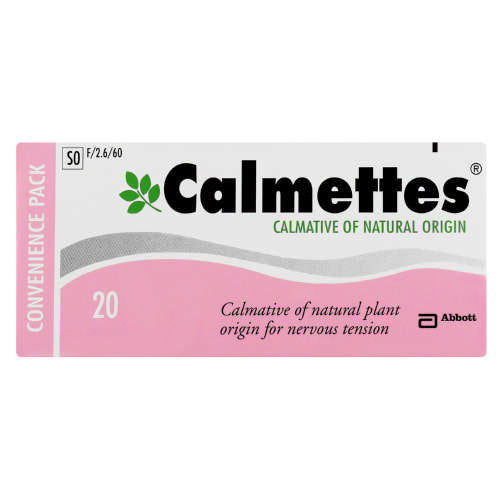 Abbot Calmettes Tablets 20 is a calmative of natural plant origin that helps with nervous tension and anxiety.