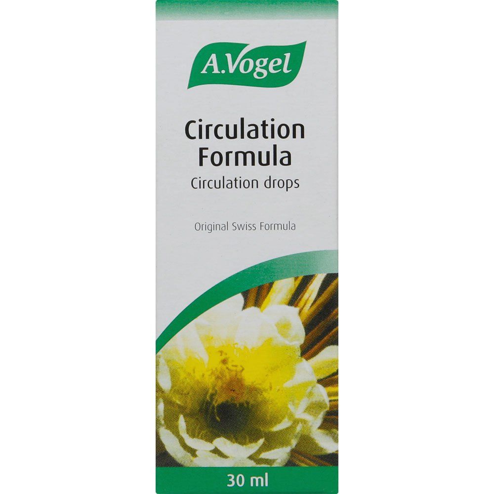 A.Vogel Circulation Drops 30ml is a homoeopathic remedy that assists in the treatment of poor circulation.